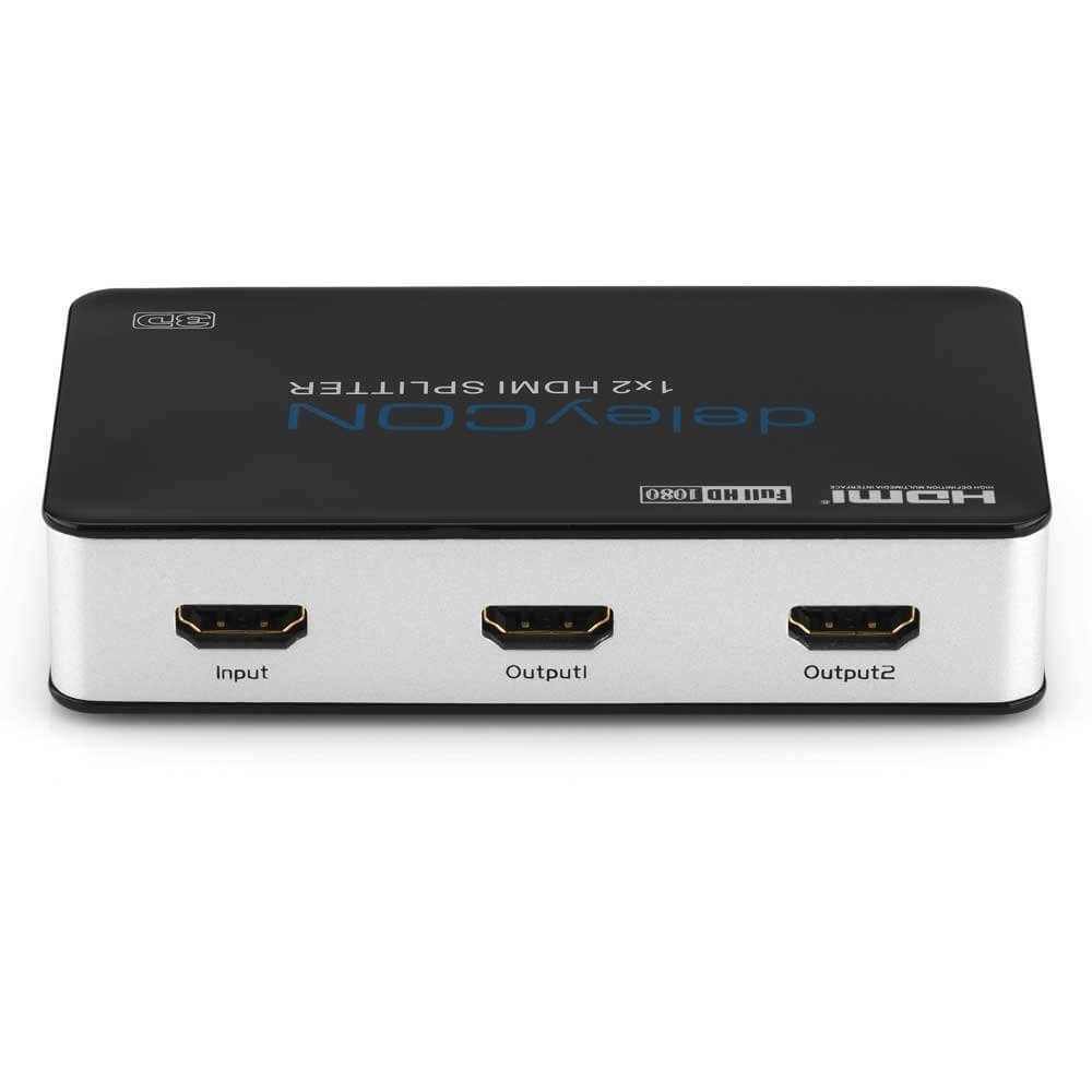 deleyCON 1x2 HDMI Splitter